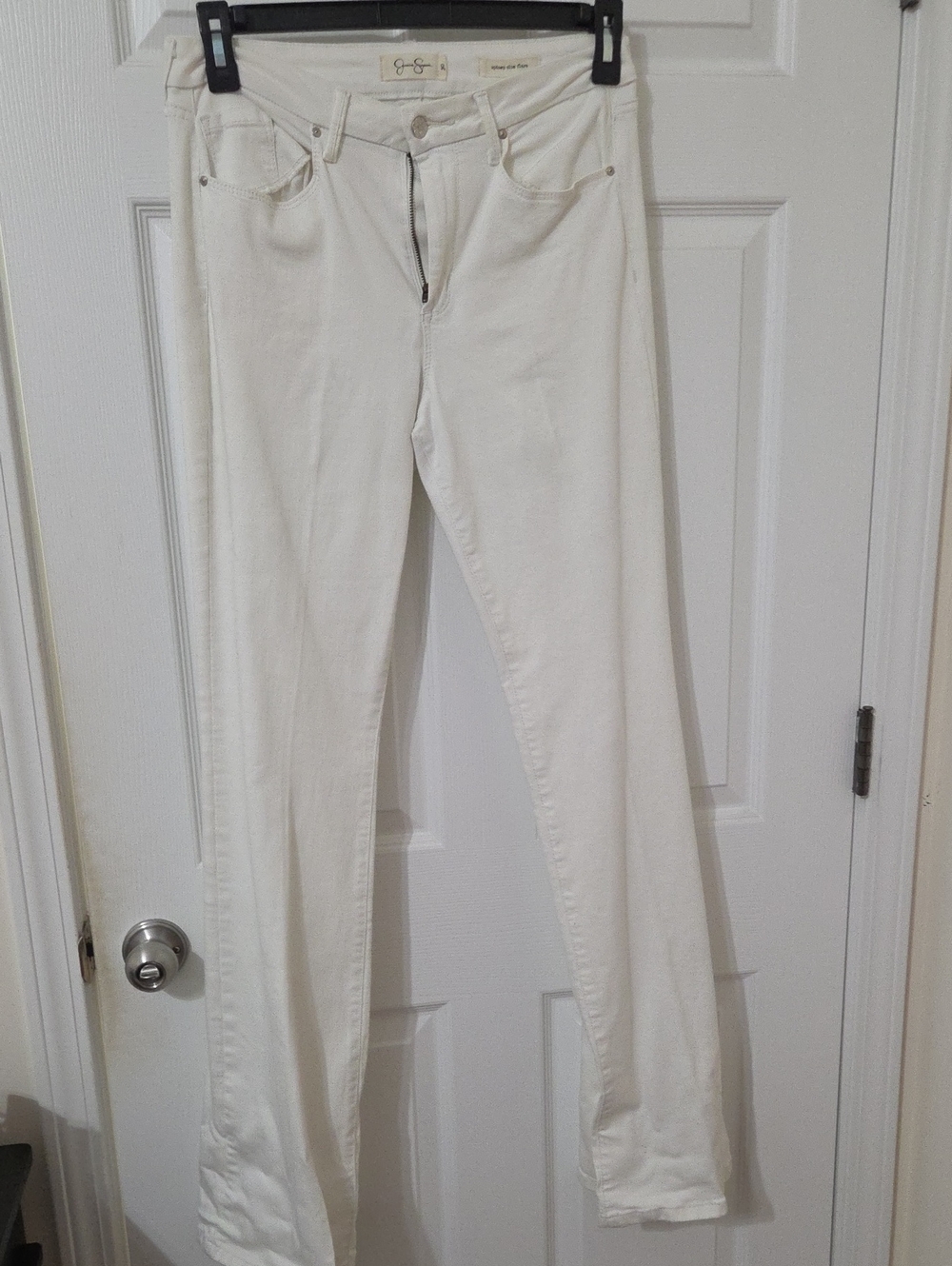 Jessica Simpson Uptown Slim Flare White Boot Cut Jeans NWOT